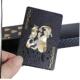 Poker Waterproof Black Quality Cards PVC Playing Cre Plastic