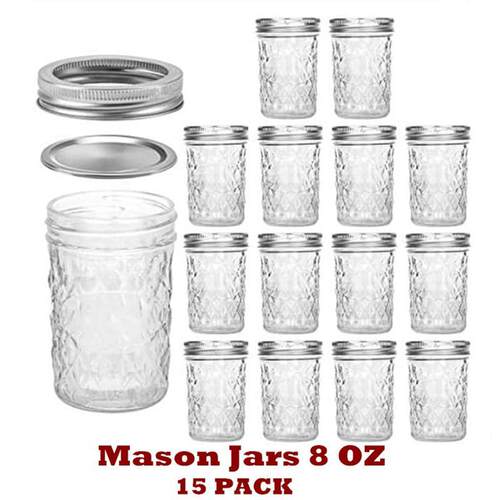 Mason Jars Canning Jars Jelly Jars Food Storage Meal Prep