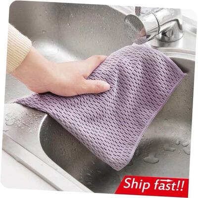 3pcs/set wash towel dish wipe kitchen cleaning cloth cotton