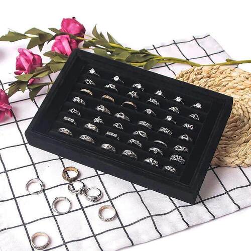Ring Holder Display Tray Jewelry Organizer Stands for Sellin