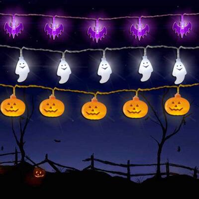 Outdoor Halloween Decorations Lights LED Pumpkin Spide彩灯串