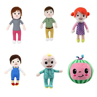 CoCoMelon Plush Toy Baby JJ Little Boy Watermelon Doll Birt