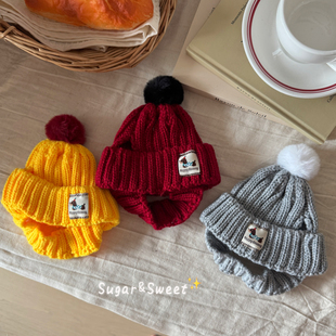 猫咪帽子狗狗秋冬款 针织毛线帽舒适保暖宠物头套布偶英短比熊泰迪