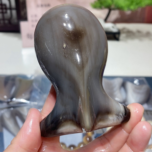 黑金刚玉化优秀大鲲 厚3.1尾巴宽6.4长9.0