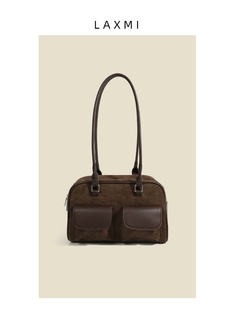 Южная Корея Сюй Юньчжэнь та же сумка Standoil Bowling Stand Oil Boston Tot Bags подмышки