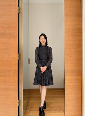 VGRASS维格娜丝早秋季新款连衣裙