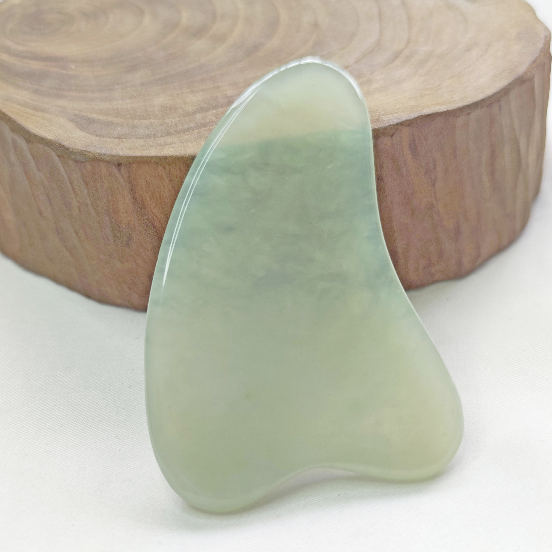 玉石中牛角刮痧板面部刮痧全身刮痧片经络刮痧