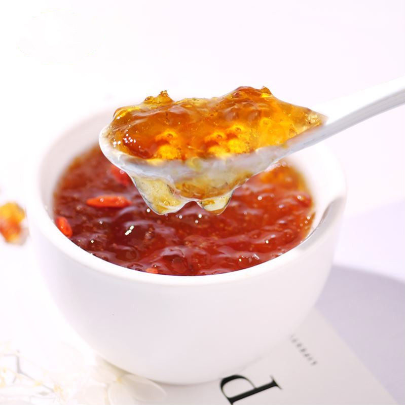 桃胶酱免煮奶茶店饮品奶茶配料熟桃胶开袋即食农家桃胶甜品1kg