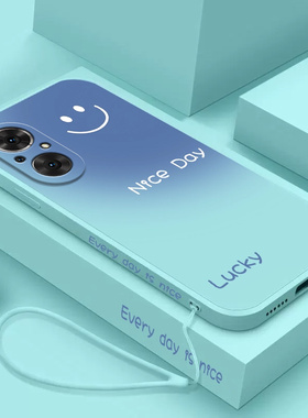 渐变微笑适用华为荣耀50se手机壳honor50es新款5G硅胶JLH一AN00五十anoo保护套JLHAN全包防摔女50s男外壳5Ose
