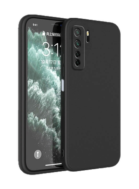 适用华为P40lite手机壳欧版纯色5G磨砂huawei硅胶CDY一NX9A青春版P4OLite全包保护套男女新款huaweip软CDYNX