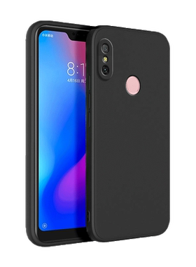 适用小米红米6Pro手机壳Redmi6por磨砂M1805D1SE硅胶全包防摔保护套男女red外壳超薄6P送钢化膜Pr0网红黑色潮