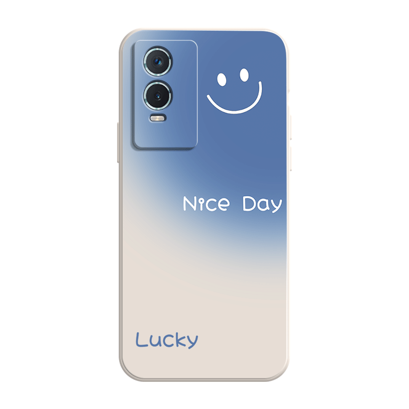 渐变微笑适用VIVOY76s手机壳硅胶V2156A全包5G保护套防摔男viv0女viviy新款vovoy外壳s5g步步高voviy维沃voy