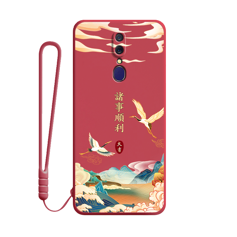 中国风适用OPPOA9x手机壳A9新款全包防摔oppa保护oppoax套0pp0opp0ppoA女opa男oopoa软poopa硅胶opooa潮xoppo