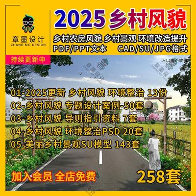 2025美丽乡村风貌景观环境提升改造村庄农房设计规划导则方案文本