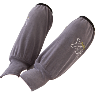 袖套带手套二合一男士秋冬季办公室耐脏护袖学生儿童保暖写字套袖