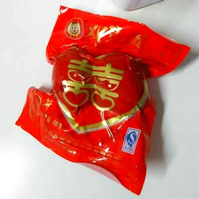 喜庆双喜报喜红蛋双个装