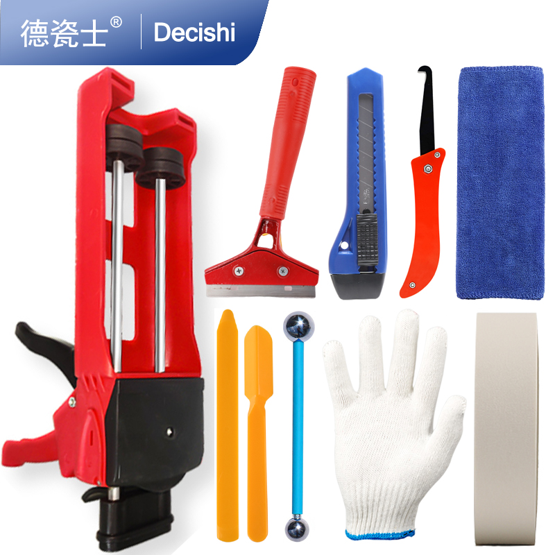美缝剂全套施工工具省力液压蜡