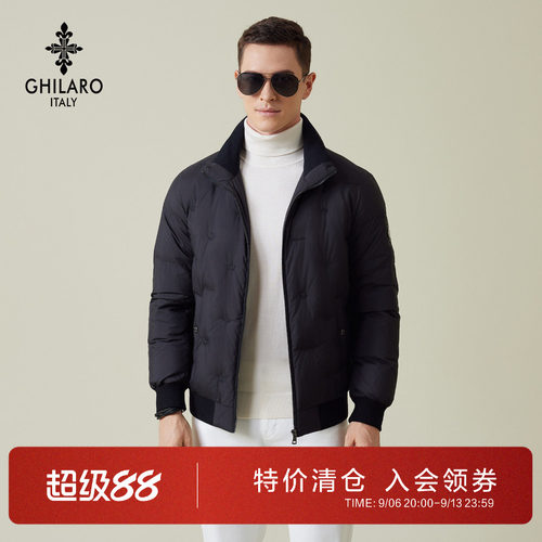 古劳吉那诺新款保暖立领羽绒服男