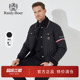 针织翻领撞色气质多袋轻薄棉服外套 新款 雷迪波尔男装 棉衣2024秋季