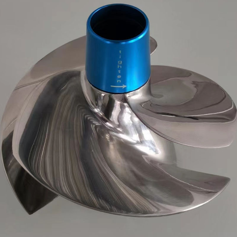 POLY-DA包邮适配庞巴迪摩托艇260 300螺旋桨不锈钢车叶子反水轮