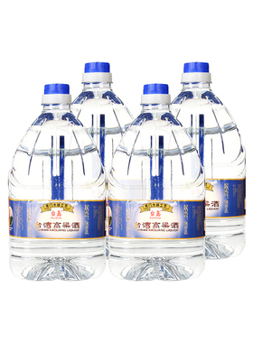 台岛(taidao)台湾高粱酒53度4L*4桶装高度散装白酒厦门高粱酒泡药