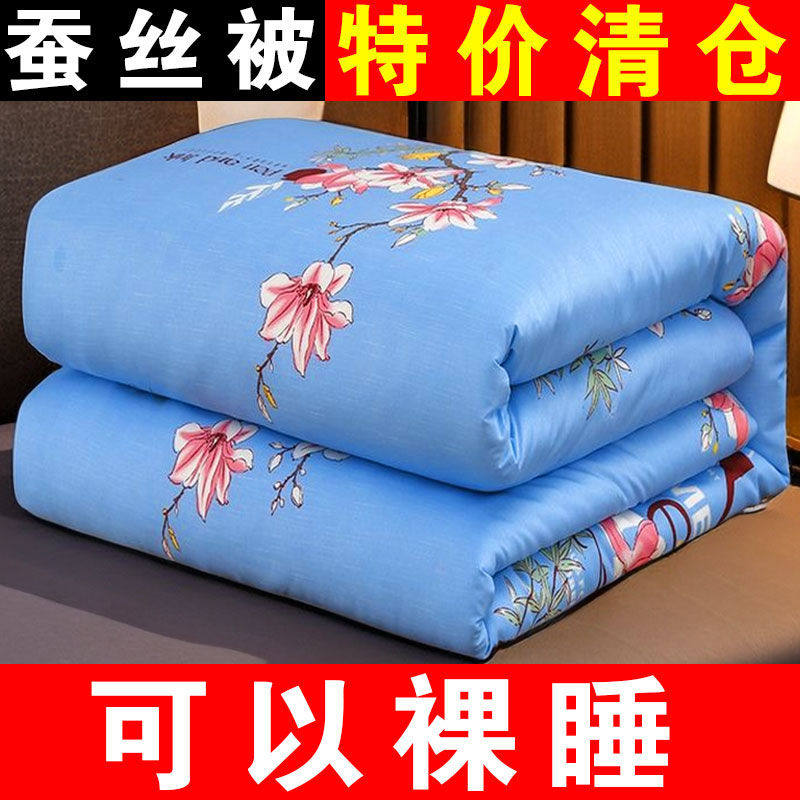 特价蚕丝被春秋被空调被加厚保暖冬被芯单人双人冬天学生宿舍棉被,床上用品,蚕丝被,淘宝优惠券,粉丝福利购,淘宝优惠卷