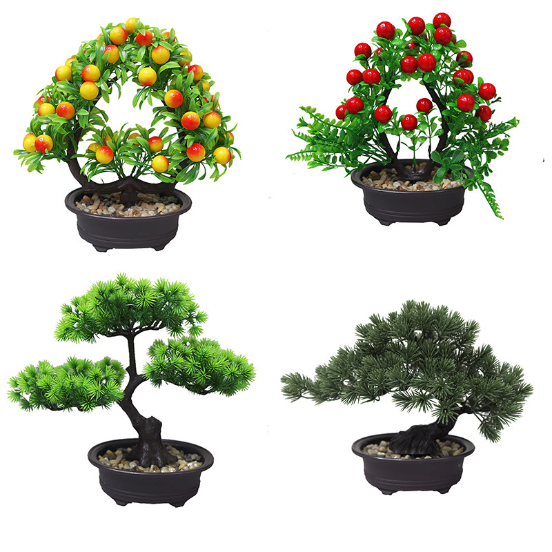 创意仿真花绿植物盆栽摆件客厅仿生假花摆设办公室盆景桌面装饰品