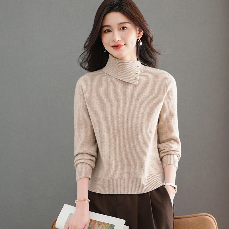 高端品牌新款慵高级感针织大码