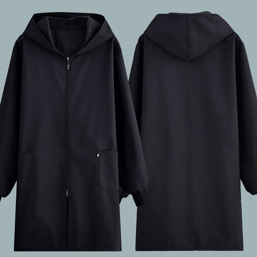 加肥加大胖子长袖加绒围裙罩衣