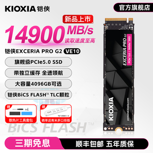 电脑SSD笔记本4t m.2 pcie5.0台式 nvme 铠侠VE10固态硬盘1t