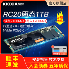 铠侠RC20固态硬盘1t m.2固态nvme pcie ssd台式电脑笔记本凯侠m2