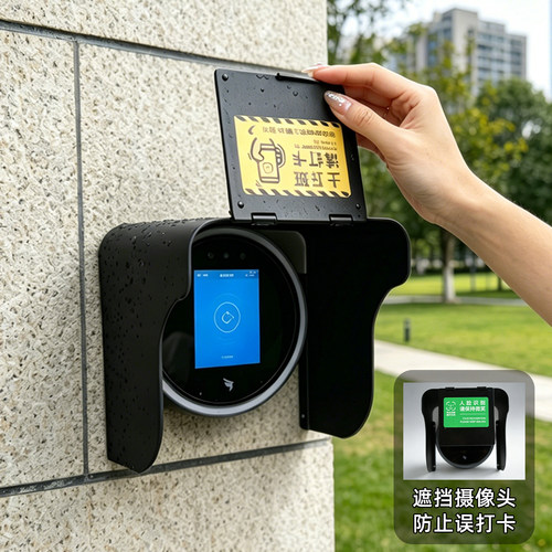 室外考勤机M2/M3人脸识别遮挡罩刷脸打卡机遮挡盖门禁防雨罩