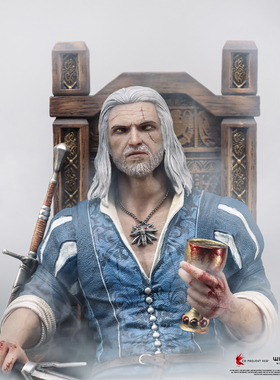 『现货』PureArts《巫师3：狂猎-血与酒》杰洛特1/6雕像
