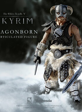 『现货』PureArts  Dragonborn上古卷轴5:天际 - 龙裔1/6可动人偶