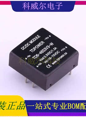 TD6-48S3V3-W 封装DIPmm TDPOWER 电源模块 全新原装