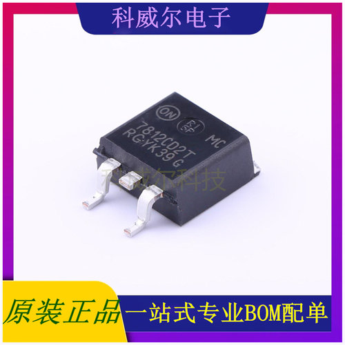 MC7812CD2TR4G 封装TO-263-2 ON 线性稳压器 全新原装