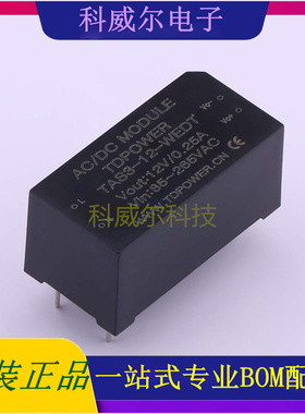 TAS3-12-WEDT 封装DIP/38x19mmx19mm TDPOWER 电源模块 全新原装