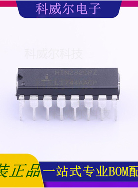 HIN232CPZ 封装DIP-16 Intersil(英特矽尔) 芯片 全新原装