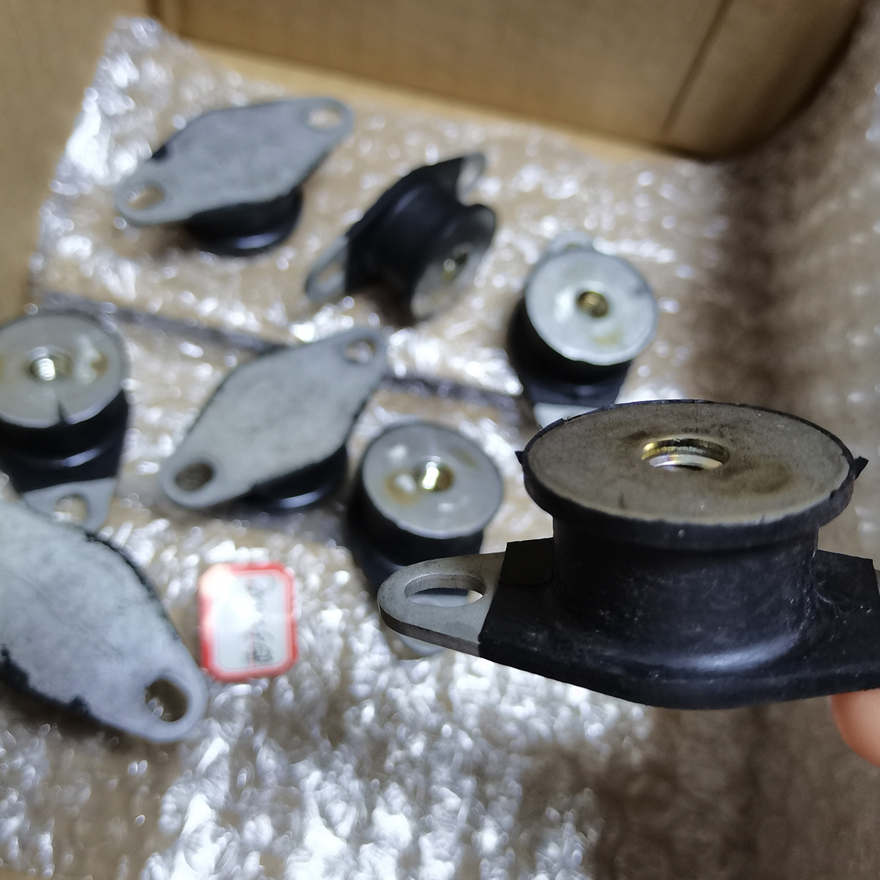 进口防震橡胶MISUMI米思米内螺纹