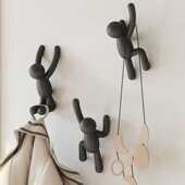 umbra北欧创意可爱挂钩钥匙收纳壁挂门口玄关墙上装 饰进门挂衣钩