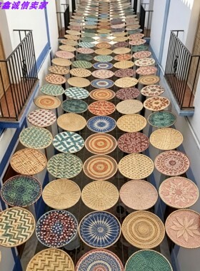 彩色花纹天幕美陈景区步行街装饰