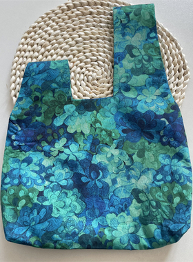 英国liberty绿色翡翠湾复古手腕包打结双层加厚手提袋