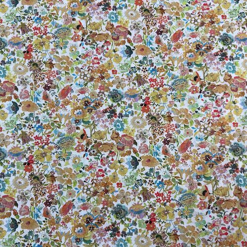 英国liberty国产平替80支府绸classic meadow经典草地全棉印花布