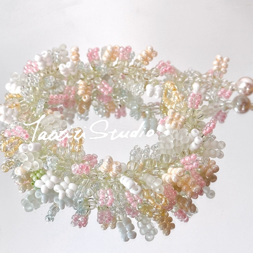 Стеклянные бусины, аксессуар ручной работы, браслет, ожерелье, аксессуары