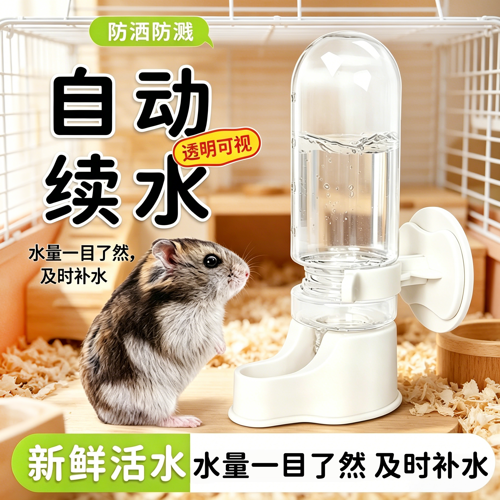 小宠不漏水自动悬挂饮水器