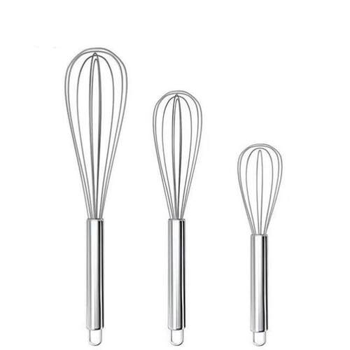 Egg Whisk Stainless Steel Kitchen Wire Balloon Milk Beater