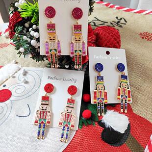 Best Lady Cartoon Characters Nutcracker Guards Drop Earrings