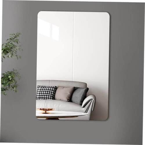 With gum mirror sticker wall soft mirror wallpaper