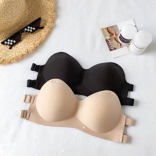 Sexy Backless Invisible Bra Push Up For Women Lingerie Seaml