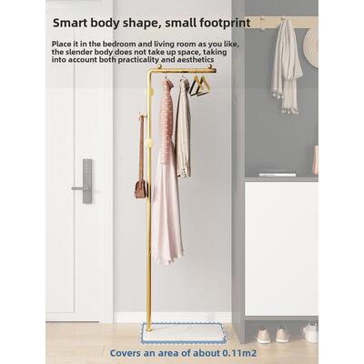 Big coat rack stand clothes holder hat hanger wooden cloth